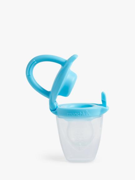 Munchkin Silicone Baby Food Feeder, Blue