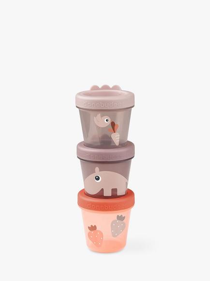Done by Deer Food Containers, Pack of 3, Powder