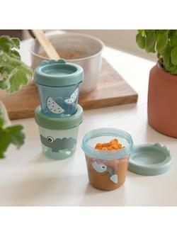 Done by Deer Food Containers, Pack of 3 - view 2, Green