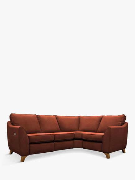 G Plan Vintage The Sixty Eight RHF 5+ Seater Corner Sofa, Easy Clean Plush Umber