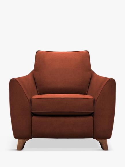 G Plan Vintage The Sixty Eight Armchair, Easy Clean Plush Umber