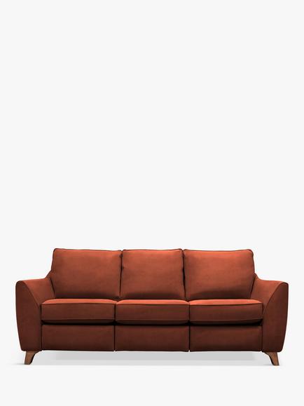 G Plan Vintage The Sixty Eight Large 3 Seater Sofa, Easy Clean Plush Umber