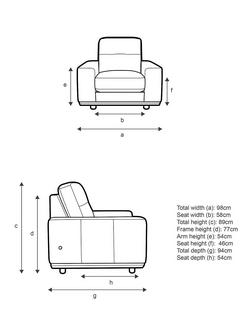 G Plan Vintage The Seventy One Armchair - view 2, Tweed Citrus