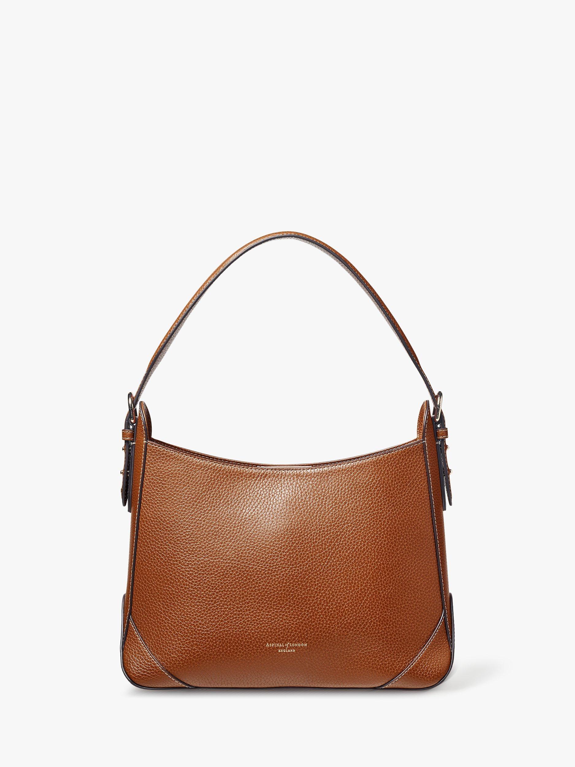 Aspinal of London Full Grain Leather Hobo Bag