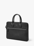 Aspinal of London Connaught Folio Pebble Leather Document Case, Black