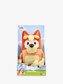 Bluey Talking Bingo 30cm Plush Kids' Soft Toy, Multi