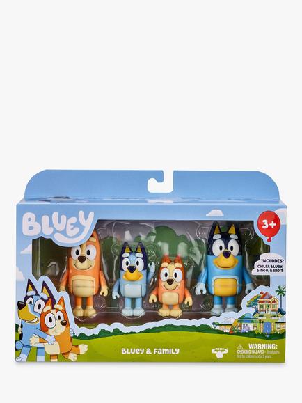 Bluey Bluey & Family Figure Pack, Set of 4 - view 2, Multi