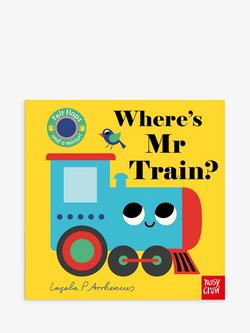 Felt Flaps: Where's Mr Train? Children's Book, Multi