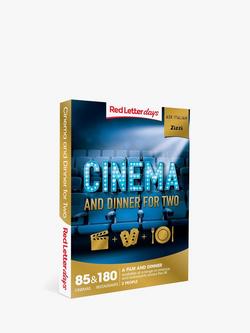 Red Letter Days Cinema & Dinner for Two Gift Experience, Multi