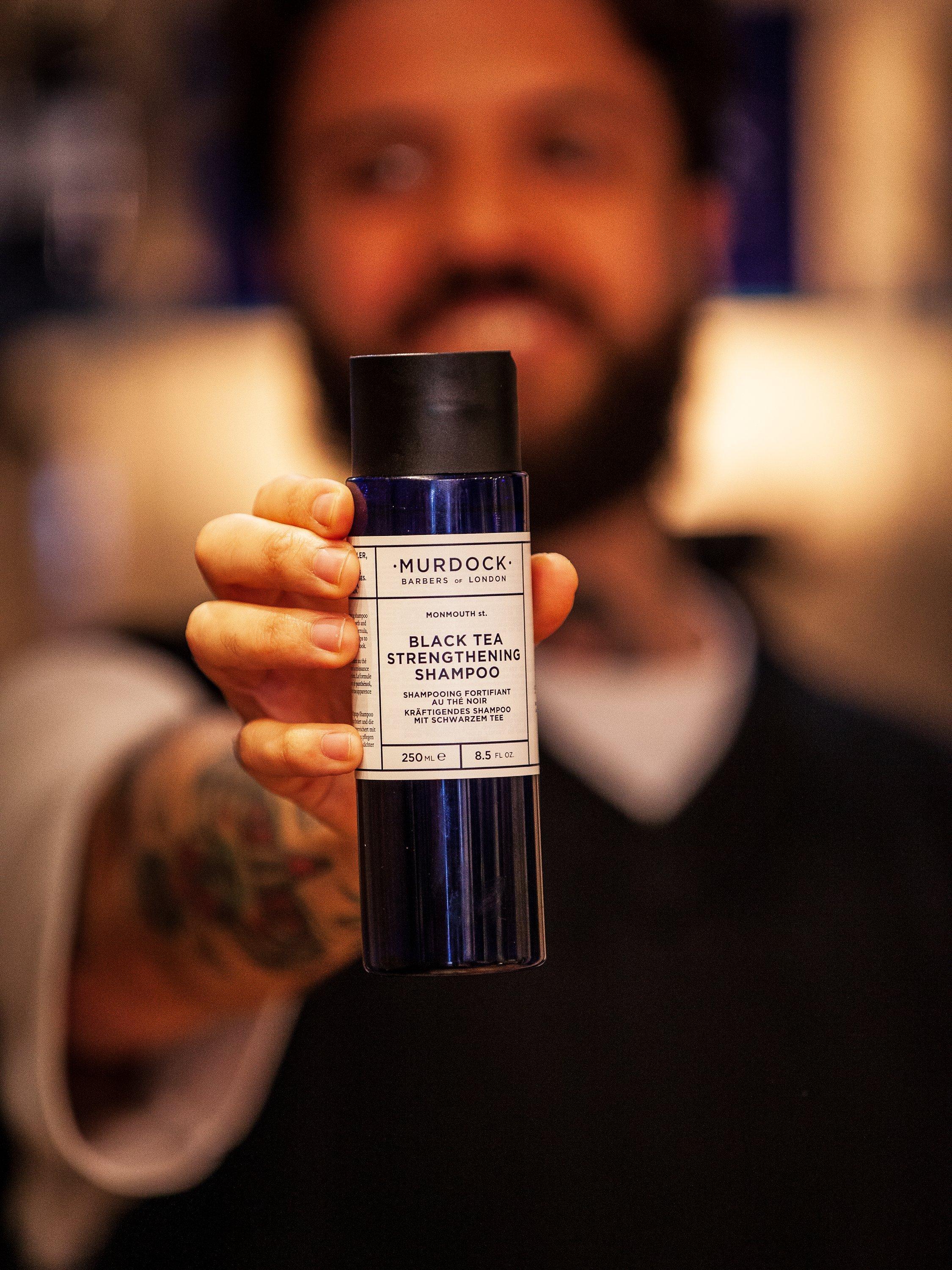 Product image 3 of 3, which shows Murdock London Black Tea Strengthening Shampoo, 250ml