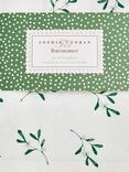 Sophie Conran for Portmeirion Mistletoe Cotton Napkins, Set of 2, White/Green