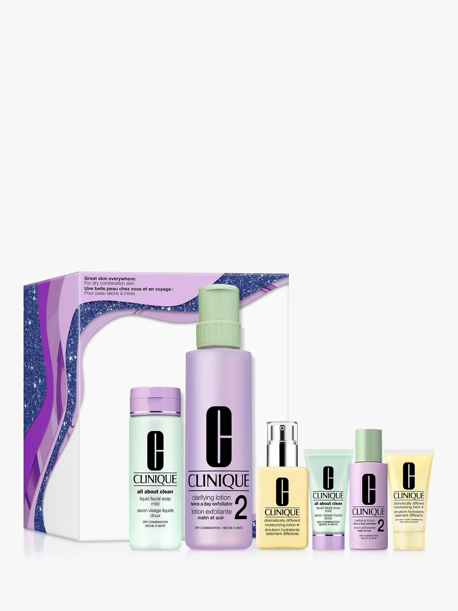 Clinique Great Skin Everywhere Skincare Gift Set, Dry/Combination Skin