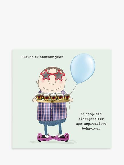 Rosie Made A Thing Disregard Boy Birthday Card, Multi