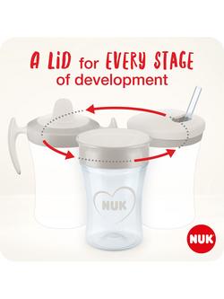NUK Evolution Learn to Drink Trainer Cup Set - view 2, Neutral
