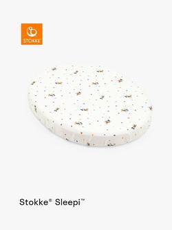 Stokke Sleepi Mini Fitted Sheet, 90 x 109cm, Mickey Mouse Celebration, Mickey Celebration