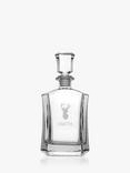 Treat Republic Personalised Luxury Stag Glass Decanter, Clear