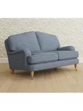 Laura Ashley Lynden Small 2 Seater Sofa, Oak Leg, Harley Dark Seaspray