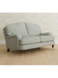 Laura Ashley Lynden Small 2 Seater Sofa, Teak Leg, Harley Dove Grey