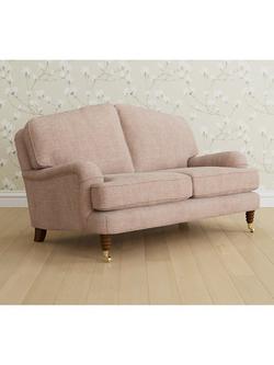 Laura Ashley Lynden Small 2 Seater Sofa, Teak Leg, Edwin Blush