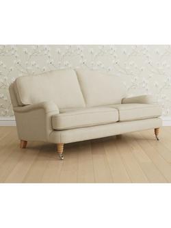 Laura Ashley Lynden Medium 2 Seater Sofa, Oak Leg, Wooton Natural