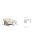 Laura Ashley Lynden Medium 2 Seater Sofa, Teak Leg