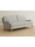 Laura Ashley Lynden Large 3 Seater Sofa, Oak Leg, Edwin Silver