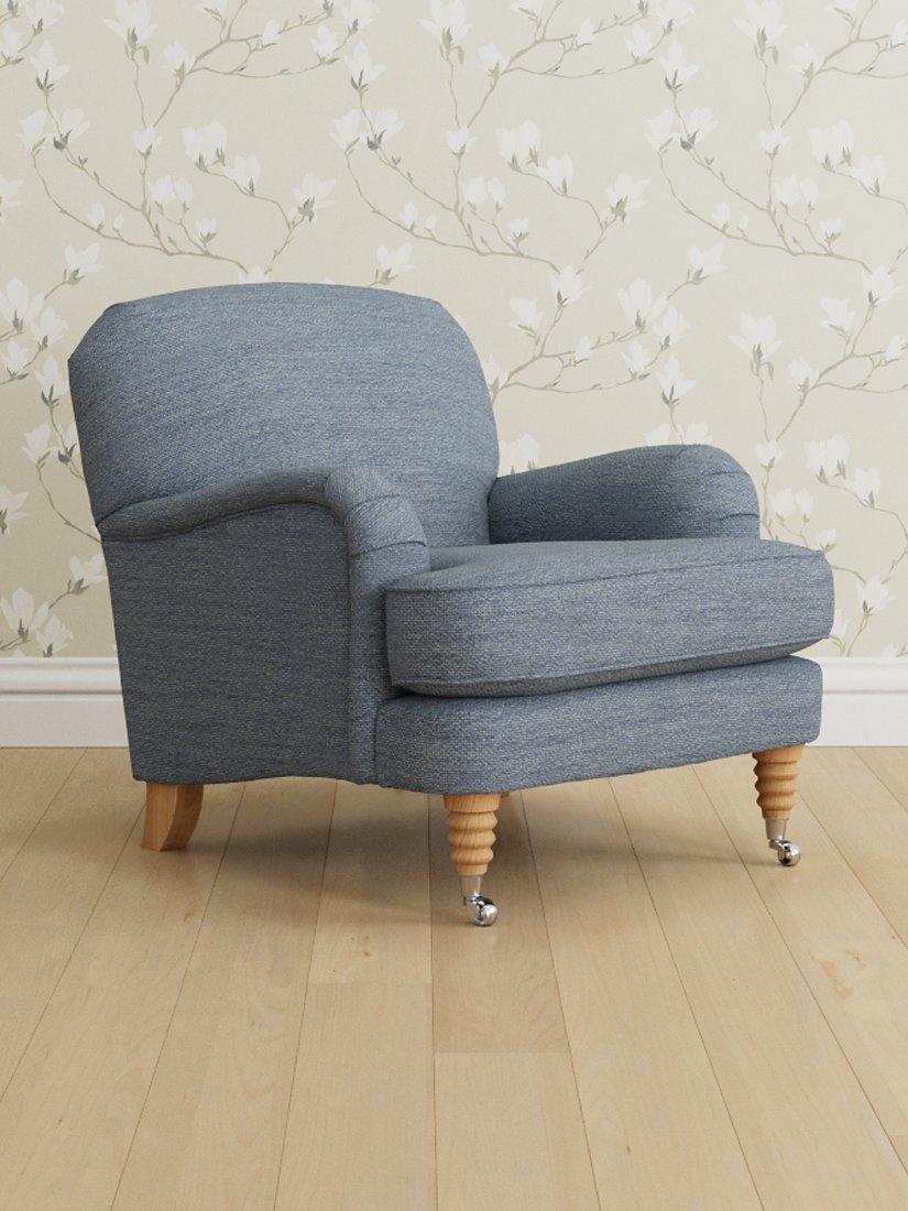 Lynden Range, Laura Ashley Lynden Armchair, Oak Leg, Harley Dark Seaspray