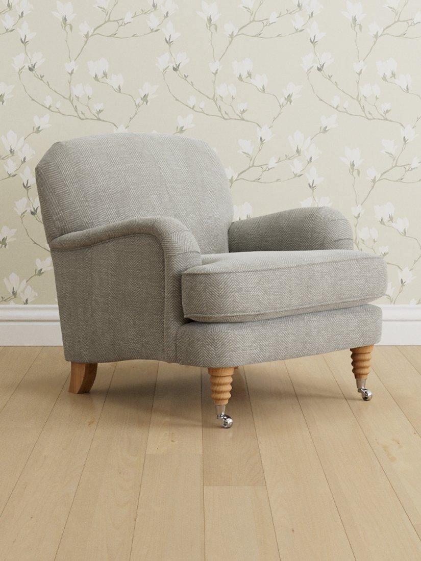 Lynden Range, Laura Ashley Lynden Armchair, Oak Leg, Edwin Silver
