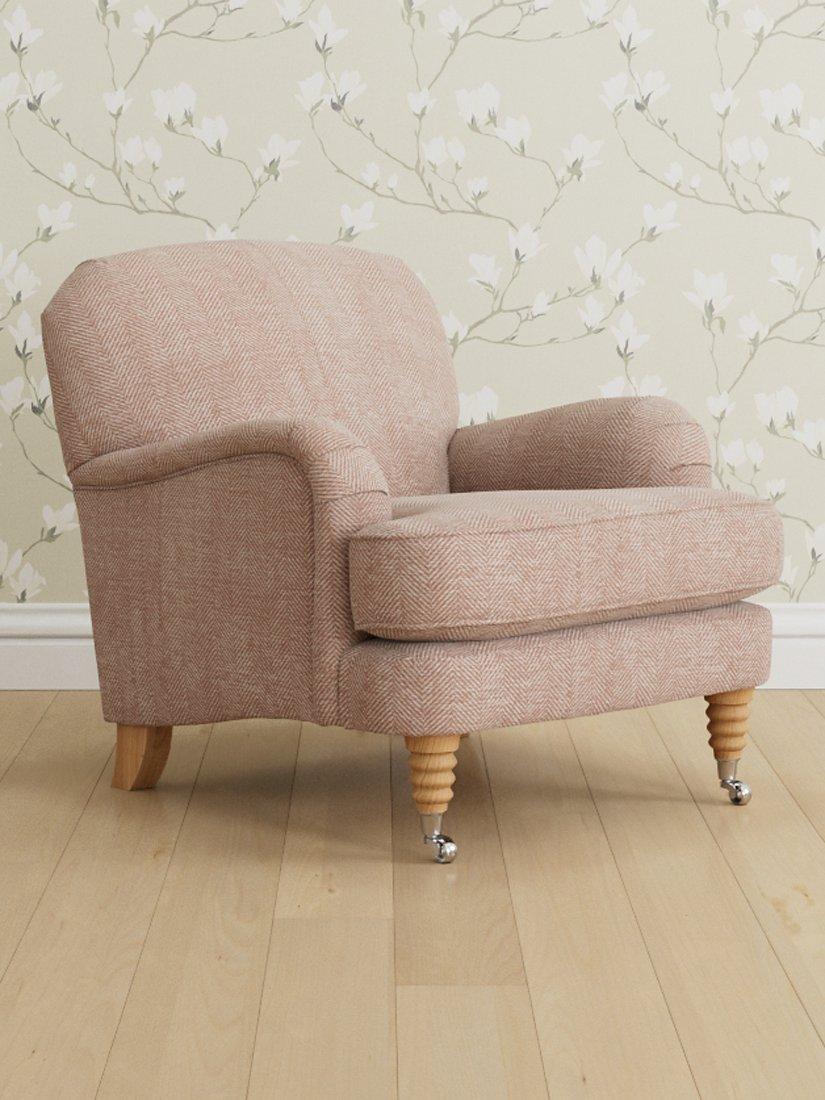 Lynden Range, Laura Ashley Lynden Armchair, Oak Leg, Edwin Blush