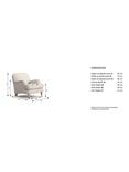 Laura Ashley Lynden Armchair, Teak Leg