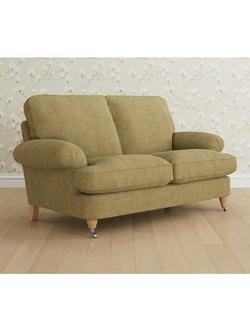 Laura Ashley Beaumaris Small 2 Seater Sofa, Oak Leg, Orla Gold