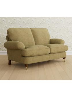 Laura Ashley Beaumaris Small 2 Seater Sofa, Teak Leg, Orla Gold