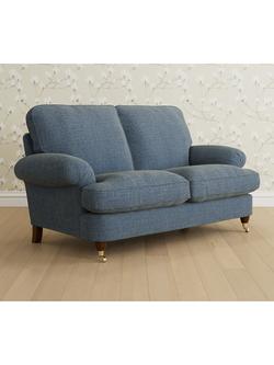 Laura Ashley Beaumaris Small 2 Seater Sofa, Teak Leg, Orla Seaspray
