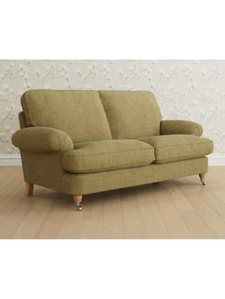Laura Ashley Beaumaris Medium 2 Seater Sofa, Oak Leg, Orla Gold