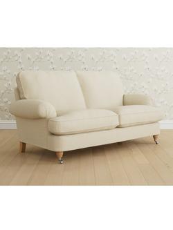 Laura Ashley Beaumaris Medium 2 Seater Sofa, Oak Leg, Orla Natural