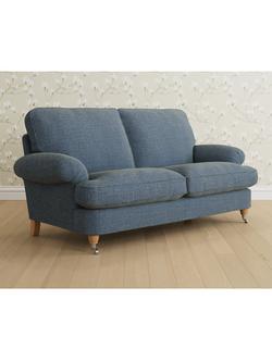 Laura Ashley Beaumaris Medium 2 Seater Sofa, Oak Leg, Orla Seaspray