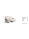 Laura Ashley Beaumaris Medium 2 Seater Sofa, Teak Leg, Orla Natural