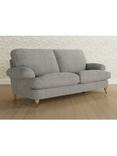 Laura Ashley Beaumaris Large 3 Seater Sofa, Oak Leg, Orla Pale Steel