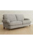 Laura Ashley Beaumaris Large 3 Seater Sofa, Teak Leg, Orla Pale Steel