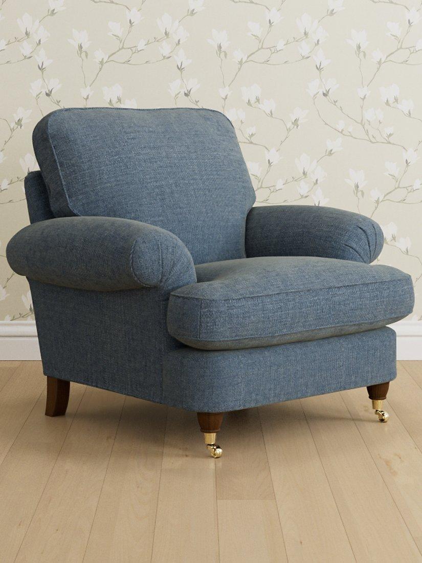Beaumaris Range, Laura Ashley Beaumaris Armchair, Teak Leg, Orla Seaspray