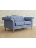 Laura Ashley Gloucester Medium 2 Seater Sofa, Oak Leg, Edwin Seaspray