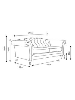 Laura Ashley Gloucester Grand 4 Seater Sofa, Teak Leg - view 2, Edwin Natural
