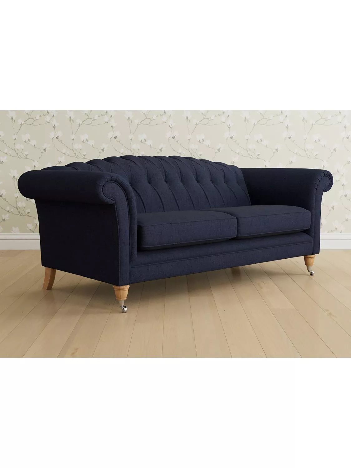 Laura Ashley Gloucester Grand 4 Seater Sofa, Oak Leg