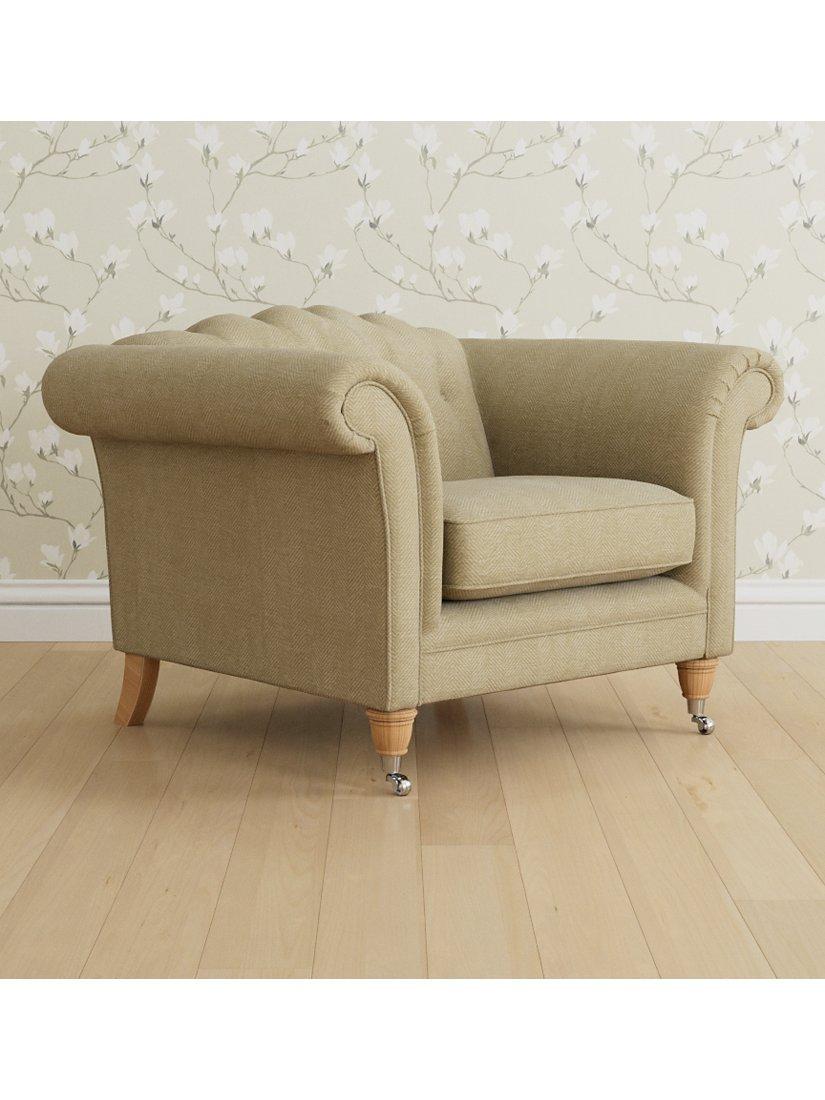 Gloucester Range, Laura Ashley Gloucester Armchair, Oak Leg, Edwin Natural