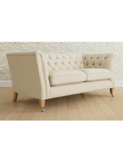 Laura Ashley Chatsworth Medium 2 Seater Sofa, Oak Leg, Orla Natural