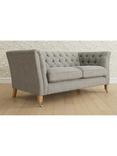 Laura Ashley Chatsworth Medium 2 Seater Sofa, Oak Leg, Orla Pale Steel