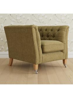Laura Ashley Chatsworth Armchair, Oak Leg, Orla Gold