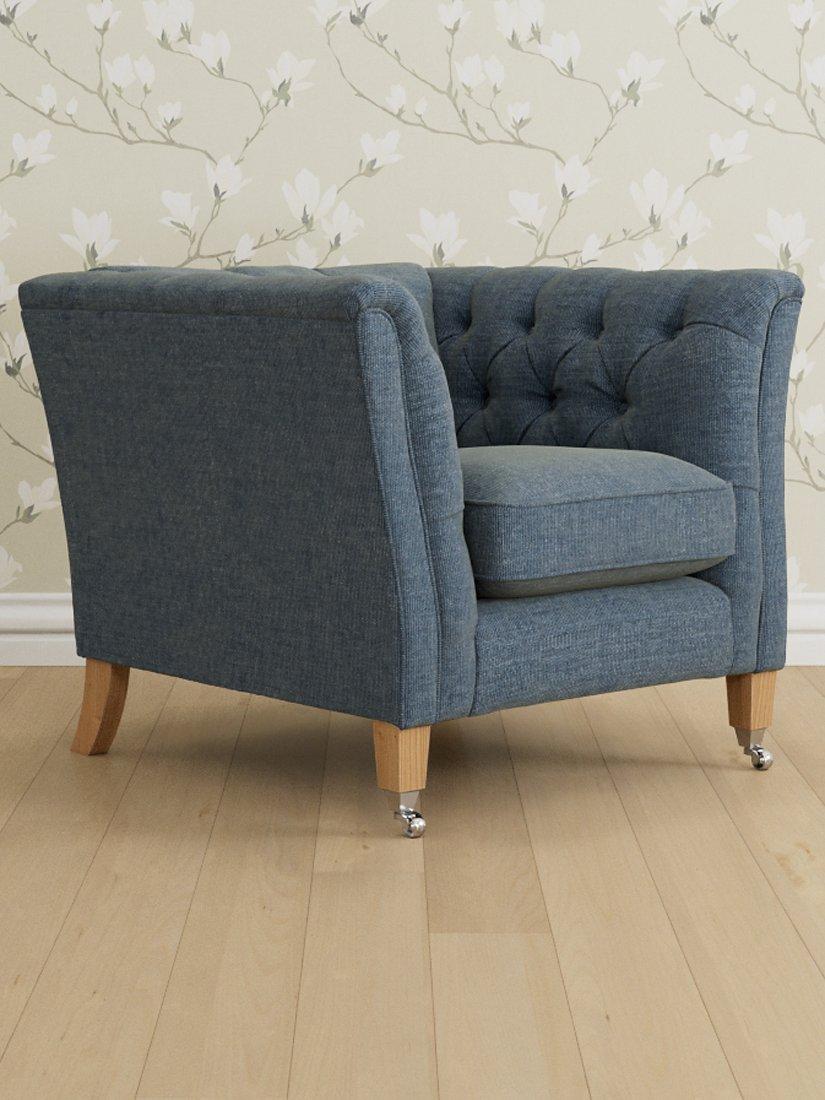 Chatsworth Range, Laura Ashley Chatsworth Armchair, Oak Leg, Orla Seaspray