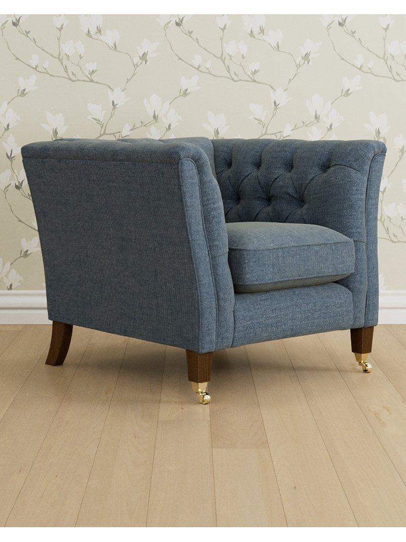 Chatsworth Range, Laura Ashley Chatsworth Armchair, Teak Leg, Orla Seaspray
