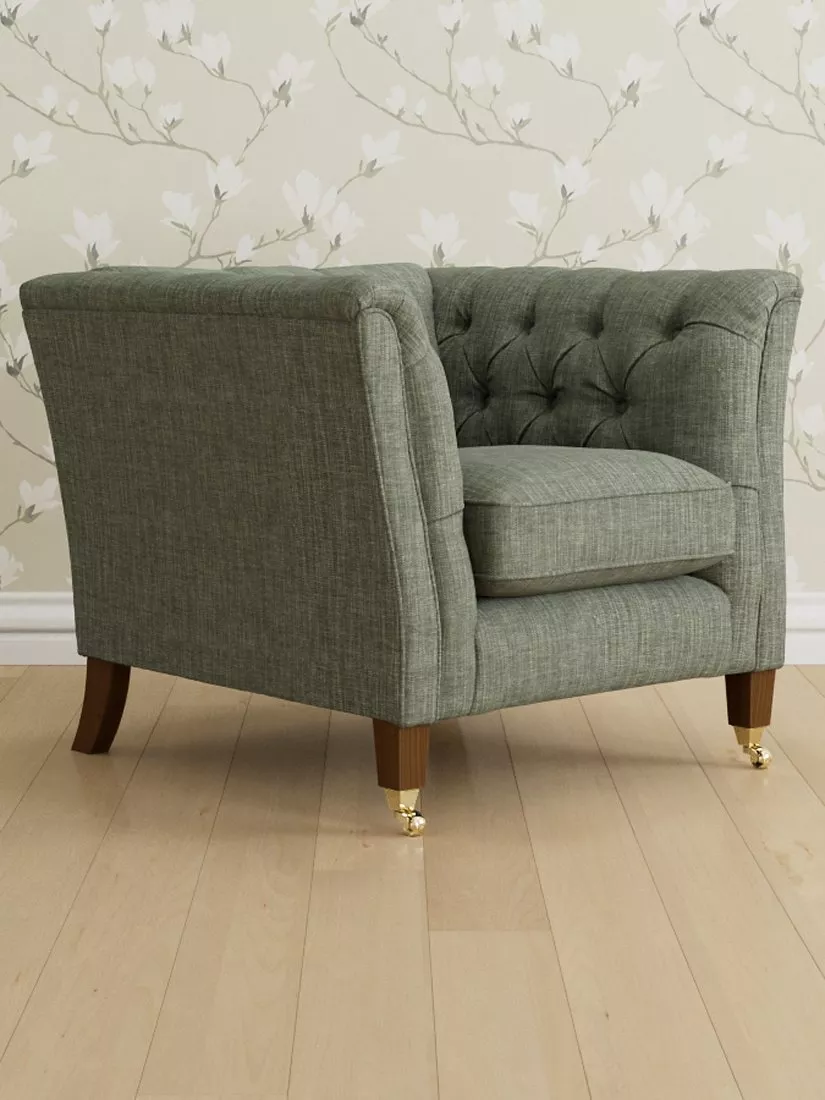 Laura Ashley Chatsworth Armchair, Teak Leg